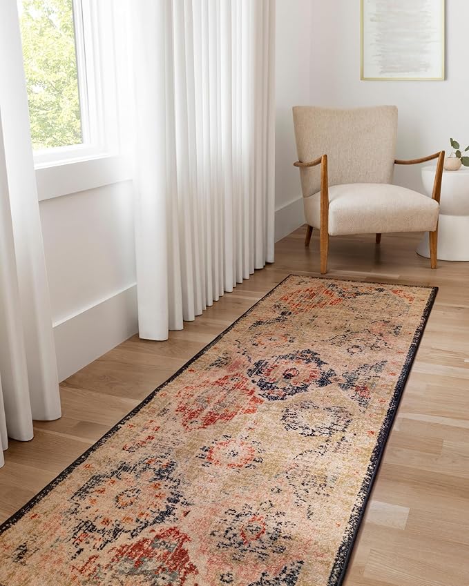 Loloi Jocelyn Collection JOC-07 Khaki/Multi 9'-6" x 12'-6" .38" Thick Area Rug