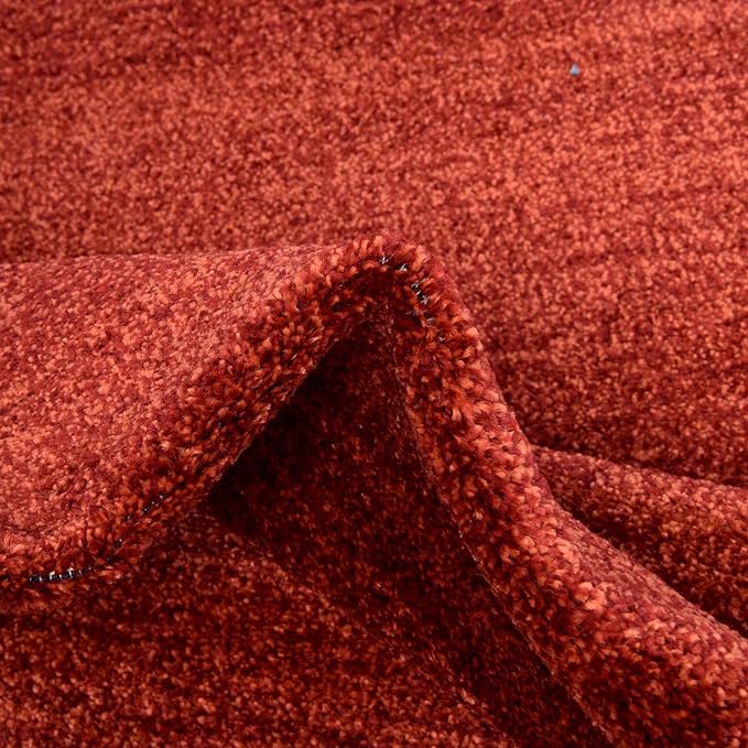 Rugs.com Angelica Collection Rug – 10' x 13' Terracotta Medium Rug Perfect for Living Rooms, Large Dining Rooms, Open Floorplans