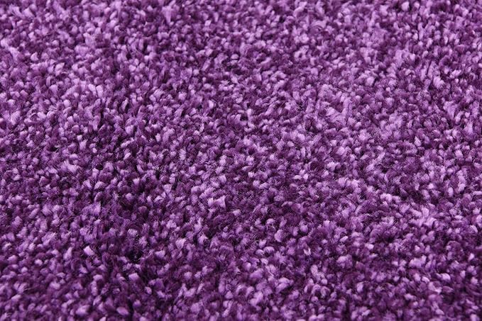 Unique Loom Solo Collection Area Rug - Calabasas (7' 10" Round, Violet)
