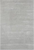 Abani Grey Area Rug for Living Room, Bedroom - Zen Reiki Pattern- 8' x 10' -Durable & Easy to Clean