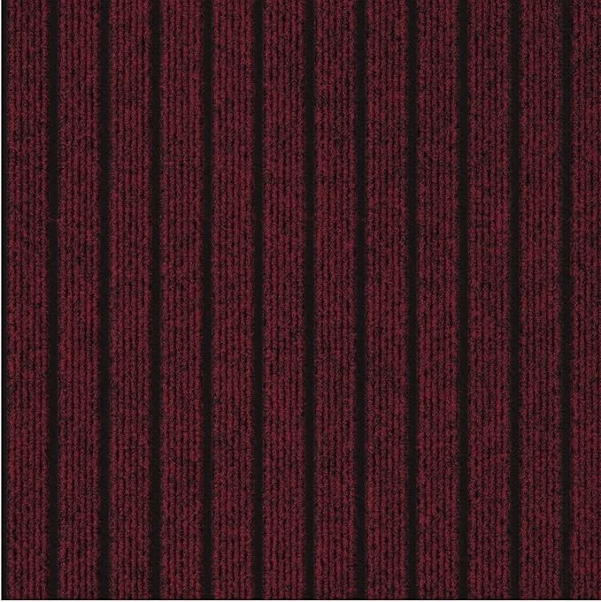 Ottomanson 2'7" x 7' Hallway Runner with Scraper Pile Extra Durable Non-Slip Rug Mat for Indoor & Outdoor Use - Ideal for Kitchen, Entryway, Patio & Garage - High-Traffic Carpet, Red