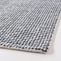 Hand-Tufted 100% Wool Pile Area Rug – Geometric Textured Grid Check Pattern – Thick and Durable Floor Carpet for Bedroom, Living Room, Kids Room, and Dining Area (Charcoal Gray, 5' x 8')