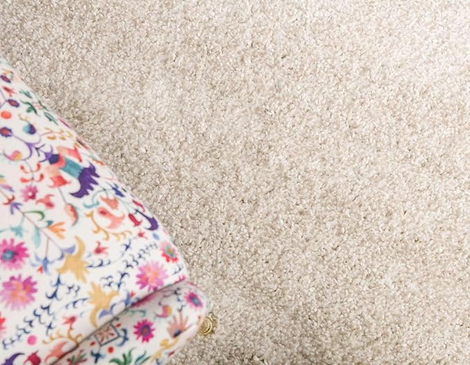 Unique Loom Solo Collection Area Rug - Calabasas (2' 2" x 13' Runner, Ivory)