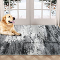 COMSLE Door Mat Soft Absorbent Indoor Front Entryway Rug Machine Washable Entrance Mats for Muddy Paws Non Slip Throw Rugs 36" x 60" Doormat for Inside Foyer Bedroom - Gray