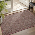 MontVoo Door Mat Indoor Entrance Doormat, Absorbent Durable Rubber Non Slip Front Door Mat for Inside Entry Entryway Dirt Trapper Welcome Mat, Red 24''x36''