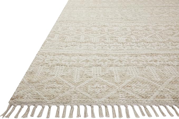 Loloi Angela Rose Rivers Collection RIV-03 Sand/Ivory 9'-3" x 13' Reversible Area Rug