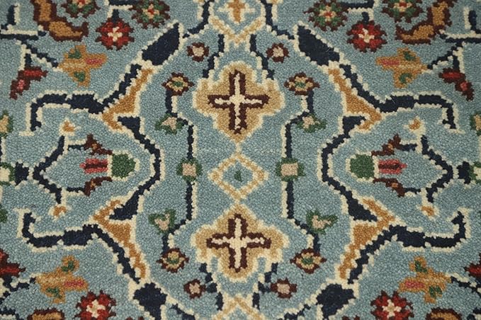 Transitional Collection 5' 0'' X 2' 10'' Rug Rug, All-Over 100% Wool Carpet for Home Décor, Foyer and Hallway