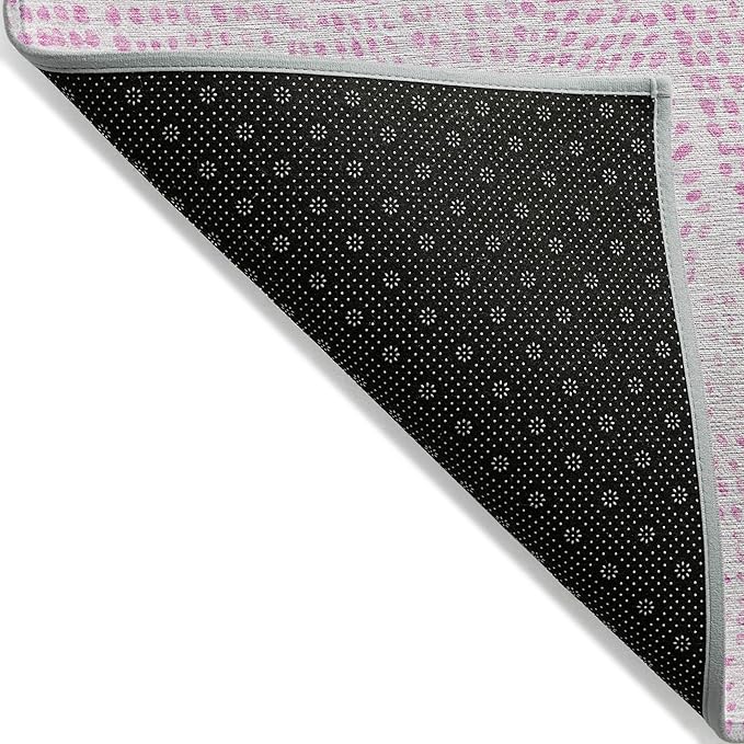 Addison Rugs Chantille ACN591 Pink 3' x 5' Indoor Outdoor Area Rug, Easy Clean, Machine Washable, Non Shedding, Bedroom, Living Room, Dining Room, Kitchen, Patio Rug