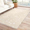 Beige Rug, 2x3 Rug, Bubble Print Rugs for Living Room Bedroom Dining, Minimalist Small Area Rug, Washable Rug Non Slip Soft Indoor Carpet, Kids and Pets Friendly, Beige Home & Room Decor