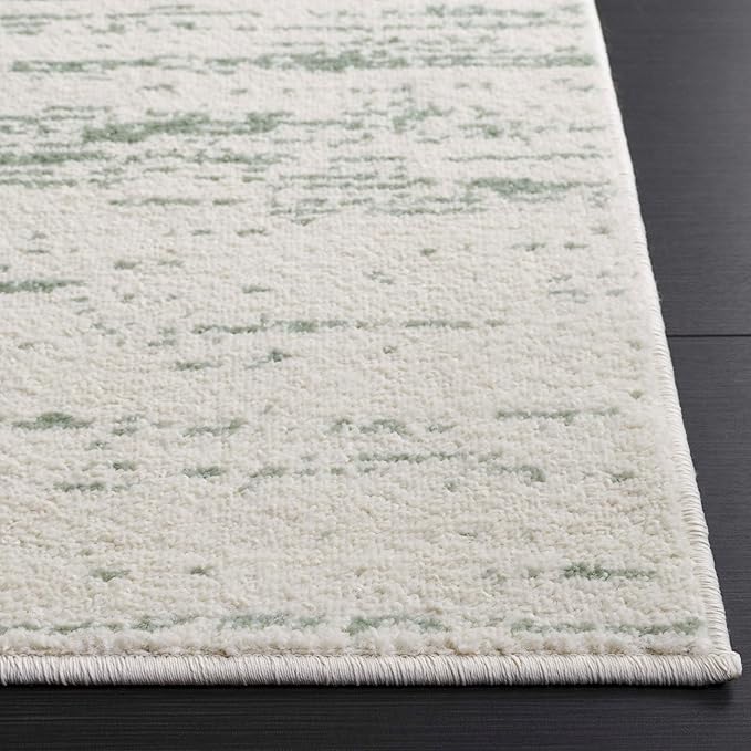 SAFAVIEH Area Rug 6x8 - Adirondack Collection - Sage & Ivory, Modern Ombre Design, Non Shedding & Easy to Clean, Ideal for Living Room, Bedroom, Office, Dining Space (ADR113X)