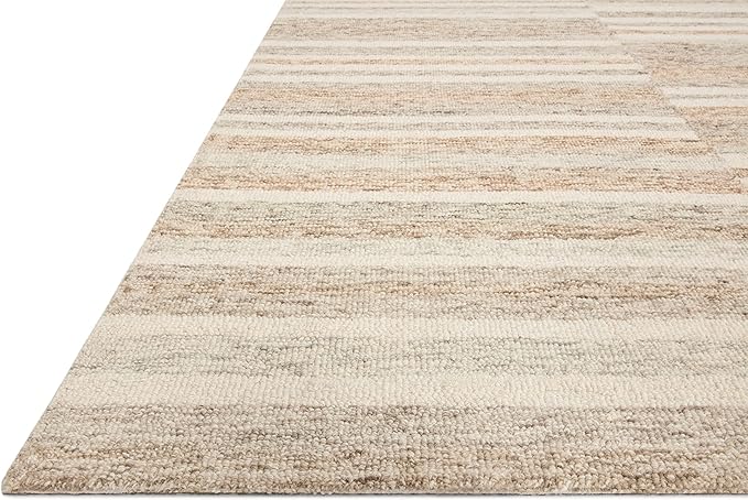 Loloi Chris Loves Julia Chris Collection CHR-03 Ivory/Clay 8'-6'' x 11'-6'', .50" Pile Height, Area Rug
