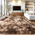Fluffy Rug for Living Room, Furry Carpet for Teen, Shaggy Carpet for Nursery Room, Hot Pink Fuzzy Plush Rug for Dorm, Shag Rug 9x12 Feet