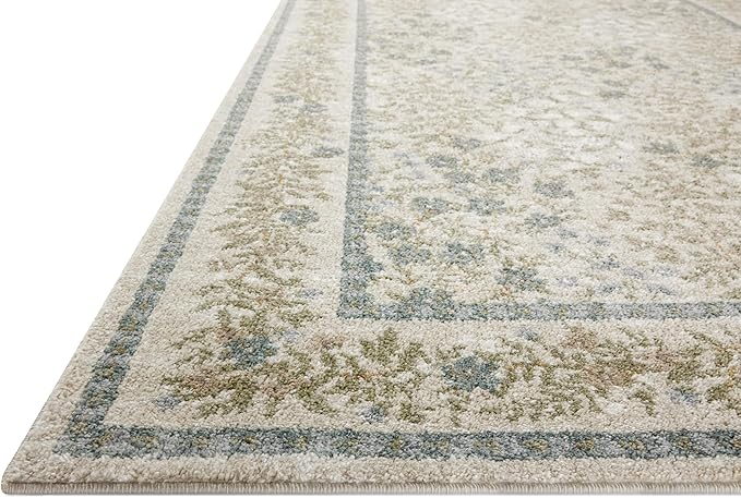 Loloi Rifle Paper Co. Laurel Collection LAU-03 Ivory/Multi 7'-10" x 10' Area Rug