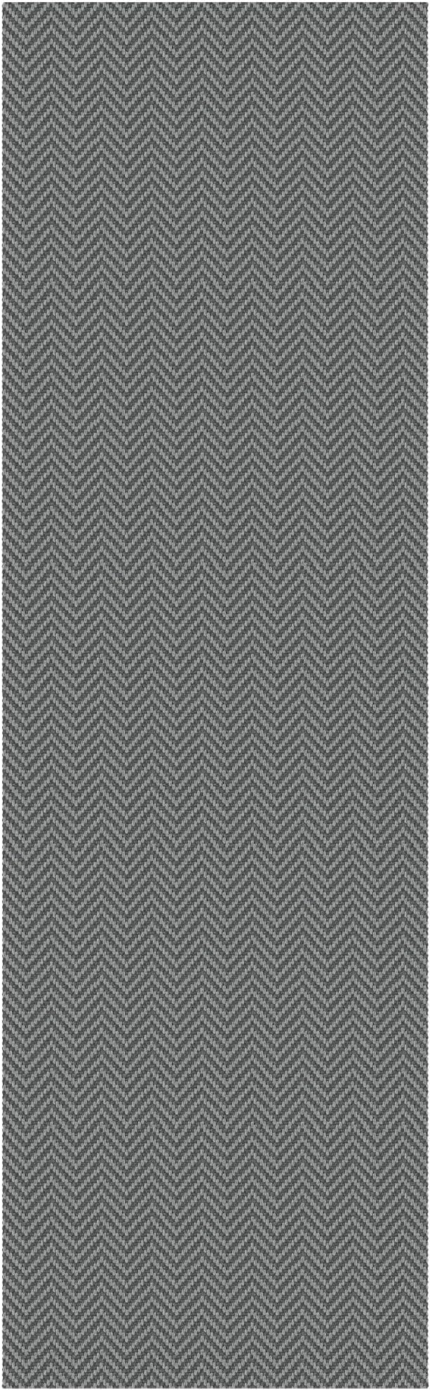 2x8 Ft Braided Runner Rug Washable Runners for Hallways Kitchen Runner Rug with Rubber Backing Cotton Entryway Runner Indoor, Woven Floor Carpet for Hall Kitchen Bedroom, Charcoal Gray/Gray