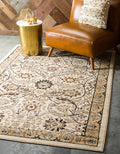 Unique Loom Espahan Collection Area Rug - Cape Cod (2' 2" x 3' 1" Rectangle, Ivory/ Beige)