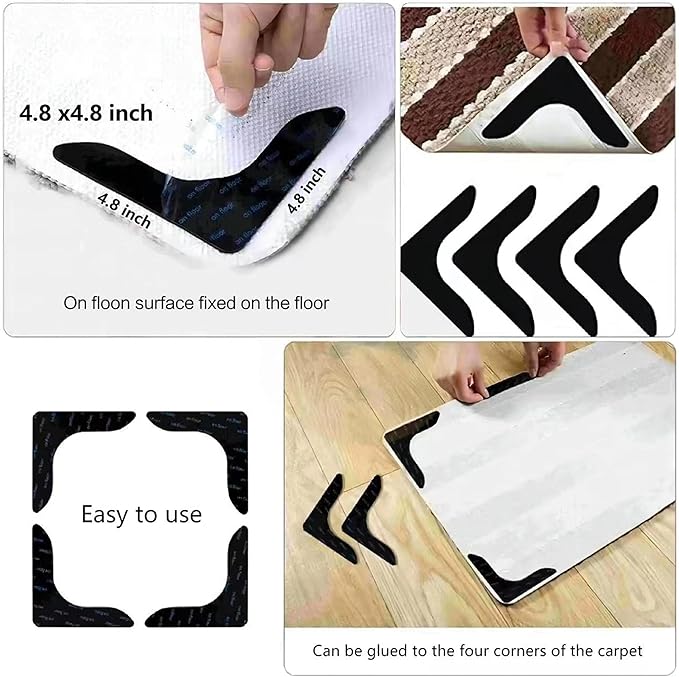Unique Wildlife Runner Rug, 4x12ft, Bear Border Design Area Rug, Rustic Log Cabin Runner for Entryway, Rubber Backing Durable Floor Rug, Vintage Western Decoration, Fade-Resistant Print Carpet
