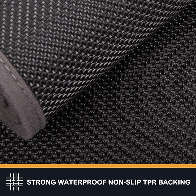 PURRUGS Dirt Trapping Door Mat 31.5" x 47", Non-Slip Machine Washable Entry Rug, Shoe Scraper, Dog Doormat, Super Absorbent Welcome Mat for Front & Back Door, Muddy Shoes & Paws,Light Grey-Dark Grey