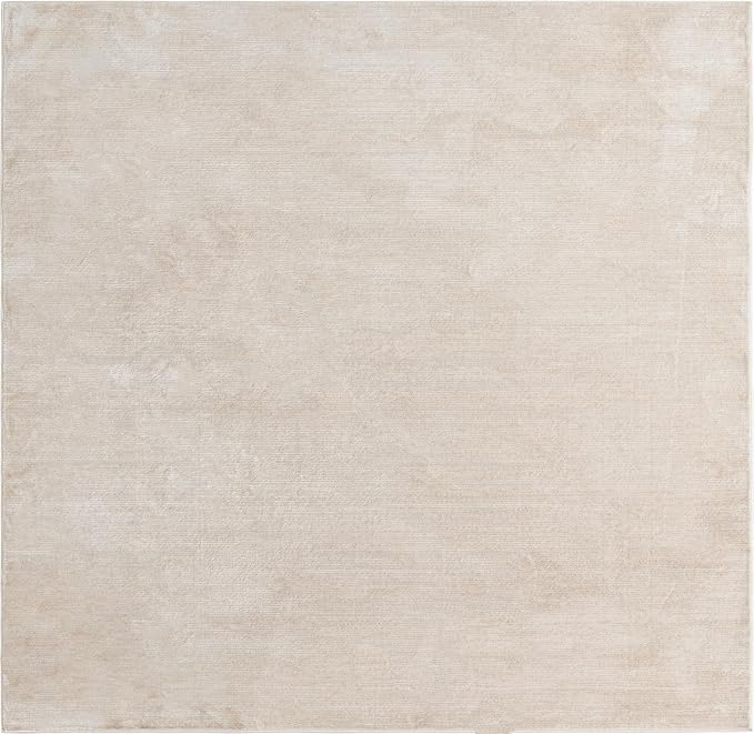 Unique Loom Finsbury Collection Area Rug - Kate (7' 10" Square, Ivory/ Beige)