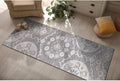 CAMILSON Runner Outdoor Rugs Oriental Retro Traditional Floral Medallion Area Rug 2x10 Non-Shedding Stain Resistant Indoor Carpet for Bathroom Hallway Kitchen Office (2 x 10 / Beige)