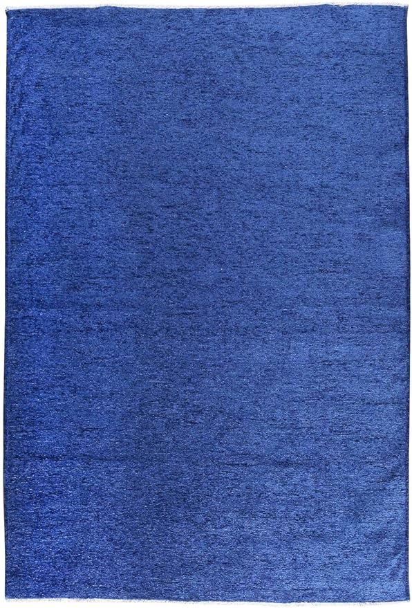 Alfa Rich 3x5 Dark Blue Washable Area Rugs for Living Room Bedroom Kitchen Cotton Decor Solid Runner