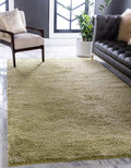 Unique Loom Solo Collection Area Rug - Calabasas (3' 3" x 5' 3" Rectangle, Light Green)