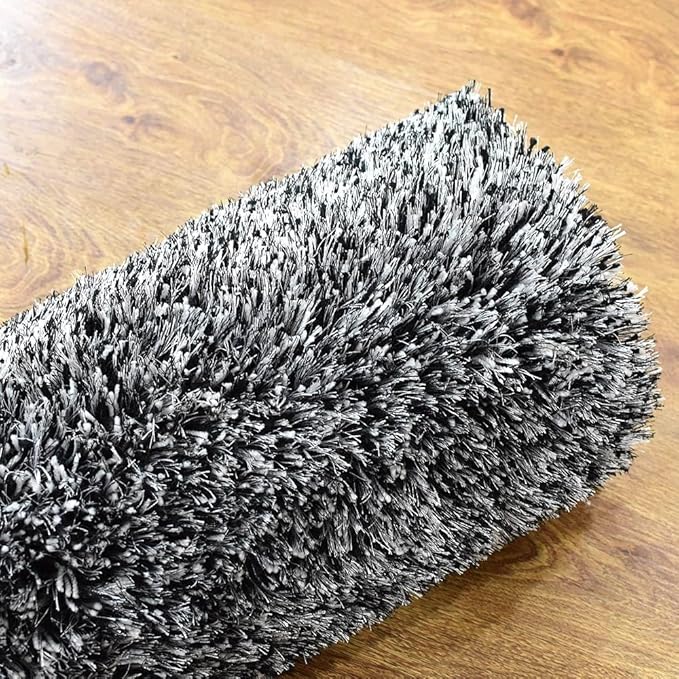 Rugsotic Carpets Hand Woven Flat Weave Kilim Wool ECO-Friendly Area Rugs - 9'x12', Rectangle Shape, Dark Orange Color, Solid Plain Design, Low Pile Handmade Rugs for Living Room (D00111)