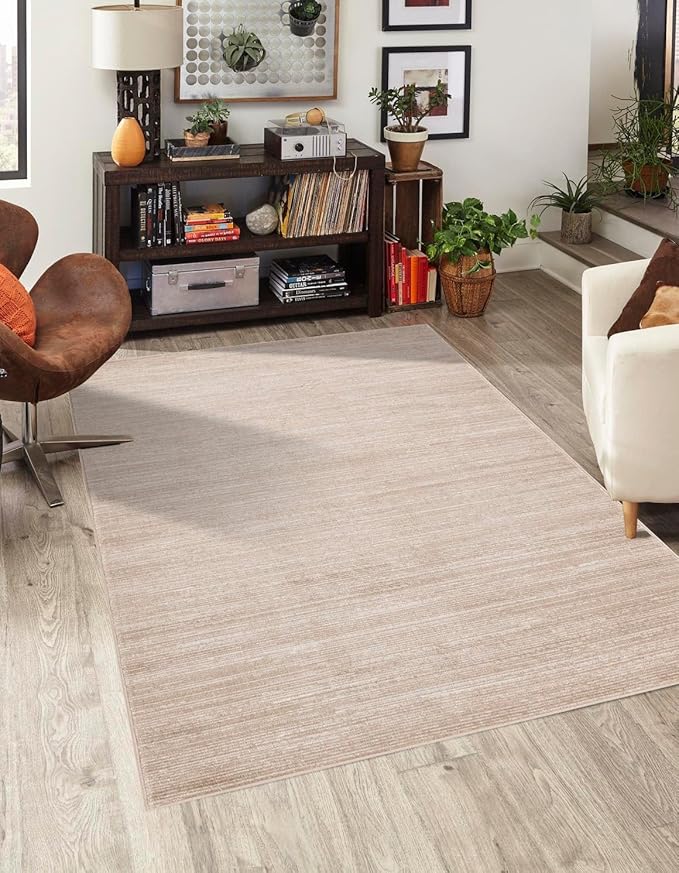 Unique Loom Finsbury Collection Area Rug - Kate (4' 1" x 6' 1" Rectangle, Beige/ Ivory)