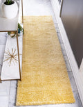 Unique Loom Solo Collection Area Rug - Calabasas (2' 2" x 13' 1" Runner, Yellow)