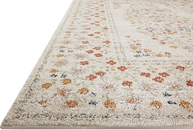 Loloi Rifle Paper Co. Laurel Collection LAU-02 Linen 2'-8" x 8' Runner Rug