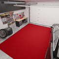 Ottomanson 6'6" x 23' Hallway Runner with Scraper Pile Extra Durable Non-Slip Rug Mat for Indoor & Outdoor Use - Ideal for Kitchen, Entryway, Patio & Garage - High-Traffic Carpet, Red
