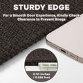 EARTHALL Washable Area Rug 3x5 Ft Non Slip Rugs for Entryway, Braided Rubber Backed Throw Rugs Door Mat Indoor Outdoor Entrance, Cotton Woven Carpet for Kitchen Foyer Front Door, Taupe/Coffee