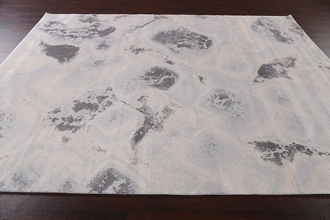Abstract Transitional Turkish Oriental Area Rug 9x13