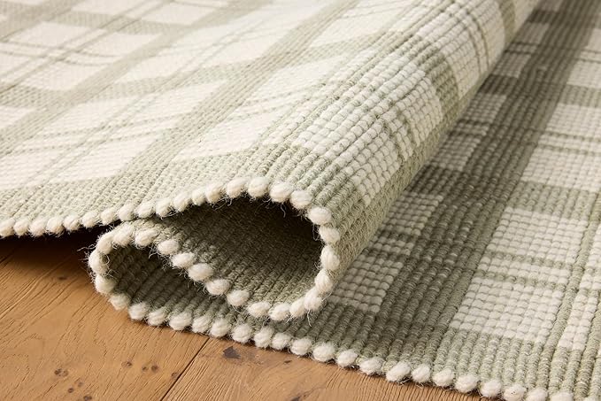 Loloi Magnolia Home by Joanna Gaines Ryder Collection RYD-01 Sage/Ivory 9'-3" x 13' Area Rug