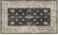 RUGGABLE Washable Vintage Area Rug – Verena Dark Wood 3x5, Stain-Resistant, Non-Slip – Small Machine Washable Rugs for Living Room, Bedroom, Hallway, Entryway & Office–with Cushioned Pad