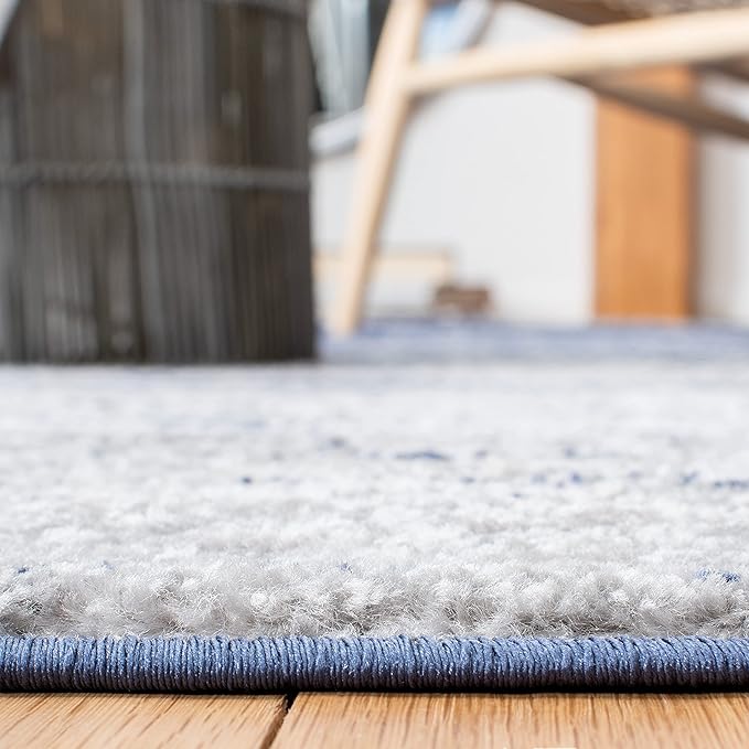 SAFAVIEH Adirondack Collection Accent Rug - 2'6" x 4', Navy & Grey, Modern Ombre Design, Non Shedding & Easy to Clean, Ideal for Front Door, Kitchen, Entryway, Accent Space (ADR113E)
