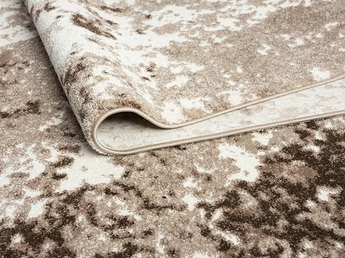 Keen Home Design Area Rugs - 6x9 Non-Shedding, Abstract Rugs for Kitchen, Living Room, Bedroom, Dining Room, Entryway - Size: 5'11" x 9'2", Multi