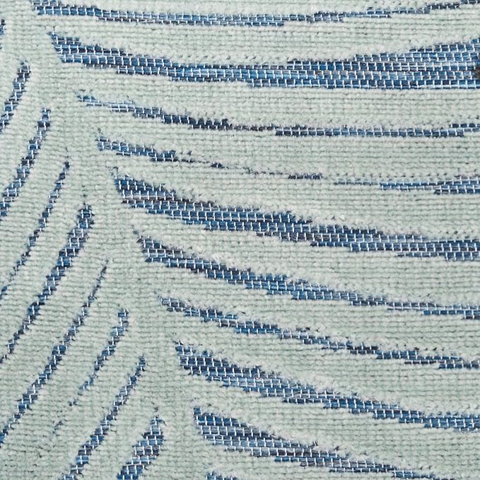 Nourison Home Suncoast Denim 7'10" x 9'10" Area Rug - Easy Clean, Non Shedding, Bed Room, Living Room, Dining Room, Kitchen (8' x 10')