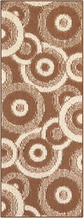 Custom Size Long Brown Hallway Runner Rug | Cut to Length 2'3" x 18' (Runner) | Non-Slip & Machine Washable | REMNAZ