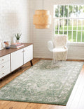Unique Loom Isabella Collection Area Rug - Adjani (3' 3" x 5' 3" Rectangle, Green/ Ivory)