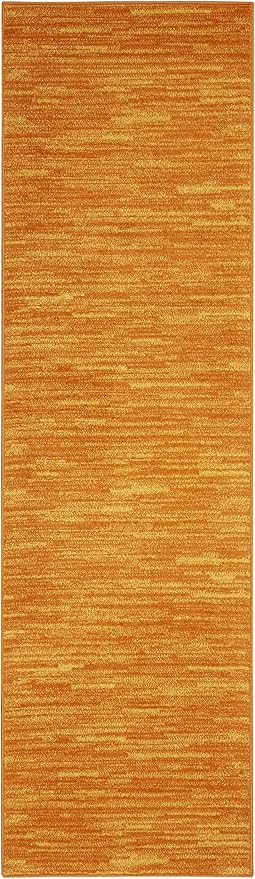 Nourison Home Nourison Essentials Sunburst 2'2" x 20' Area Rug - Easy Clean, Non Shedding, Bed Room, Living Room, Dining Room, Kitchen (20' Runner)