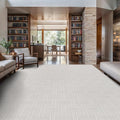 Micro Loop Indoor Rug White 10x14 Boho Geometric Neutral Area Rugs for Living Room Soft Luxury Modern Low and High Pile Durable Stain Resistant Non-Shedding Indoor Area Carpet 10 x 14