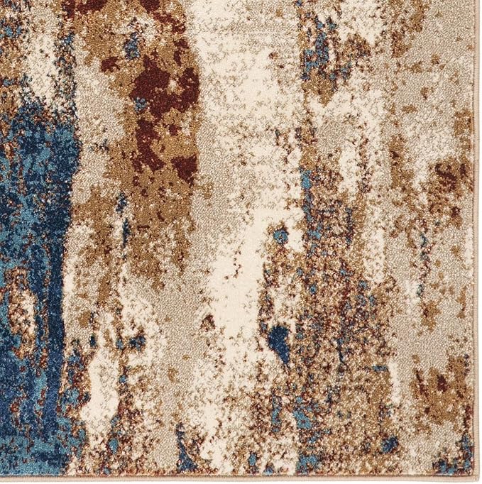 LUXE WEAVERS Lagos Collection Passion 2x3 Abstract Area Rug