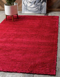 Unique Loom Solo Collection Area Rug - Calabasas (10' x 13' Rectangle, Red)