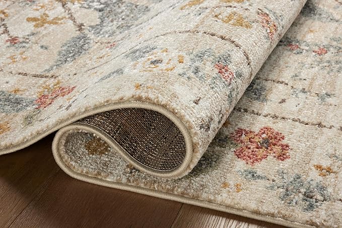 Loloi Rifle Paper Co. Laurel Collection LAU-05 Ivory 2'-8" x 10' Runner Rug