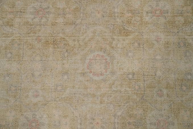 Rug Source Transitional Collection, 5x8 Rug, Hand Knotted Beige & Ivories All-Over Rug, Oriental Viscose Silk Carpet for Foyer, Entryway and Hallway