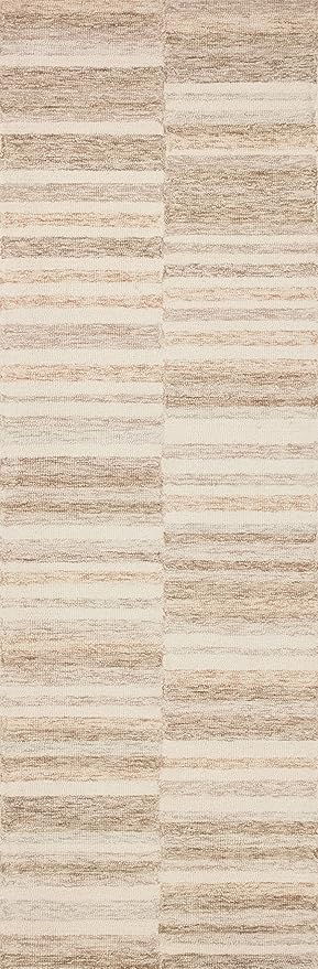 Loloi Chris Loves Julia Chris Collection CHR-03 Ivory/Clay 2'-3'' x 3'-9'', .50" Pile Height, Accent Rug