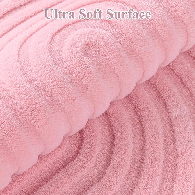 Pauwer 2x3 Washable Area Rugs for Living Room Modern Pink Solid Color Soft Fluffy Rugs for Bedroom Non Slip Boho Accent Indoor Mat Floor Carpet Cover for Kids Room Dining Room Kitchen Office, Pink