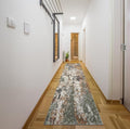 Keen Home Design Area Rugs - 2x16 Non-Shedding, Abstract Rugs for Kitchen, Living Room, Bedroom, Dining Room, Entryway - Size: 2'8" x 16', Multi