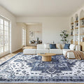 8x10 Area Rugs,Boho Vintage Oriental Washable Rugs,Collapsible Area Rug for Bedroom, Entryway, Kitchen, Bathroom