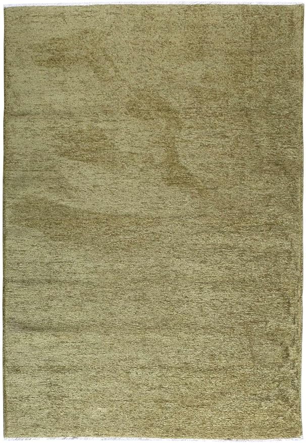 Alfa Rich 3x5 Green Washable Area Rugs for Living Room Bedroom Kitchen Cotton Decor Solid Runner Rug